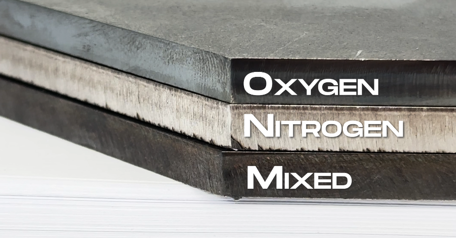 The use of Mixed Gases in Fiber Laser Cutting