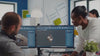 Colleagues looking at a CAD CAM drawing together in AutoDesk for the manufacturing industry